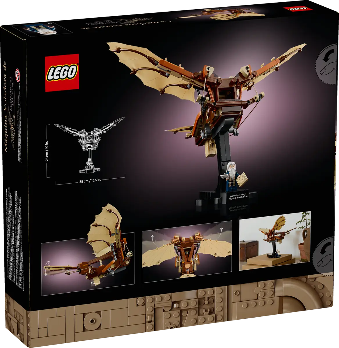 LEGO® Icons Leonardo da Vinci’s Flying Machine