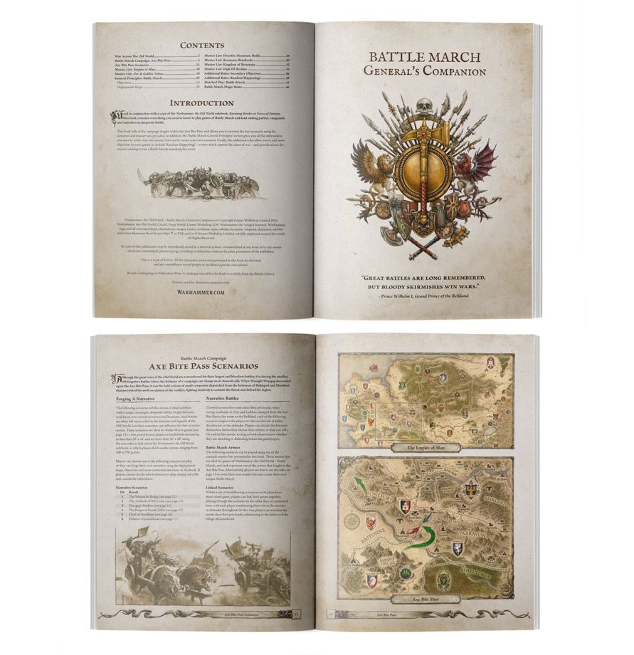 (Pre Ordine) Warhammer: The Old World – Battle March: General's Companion
