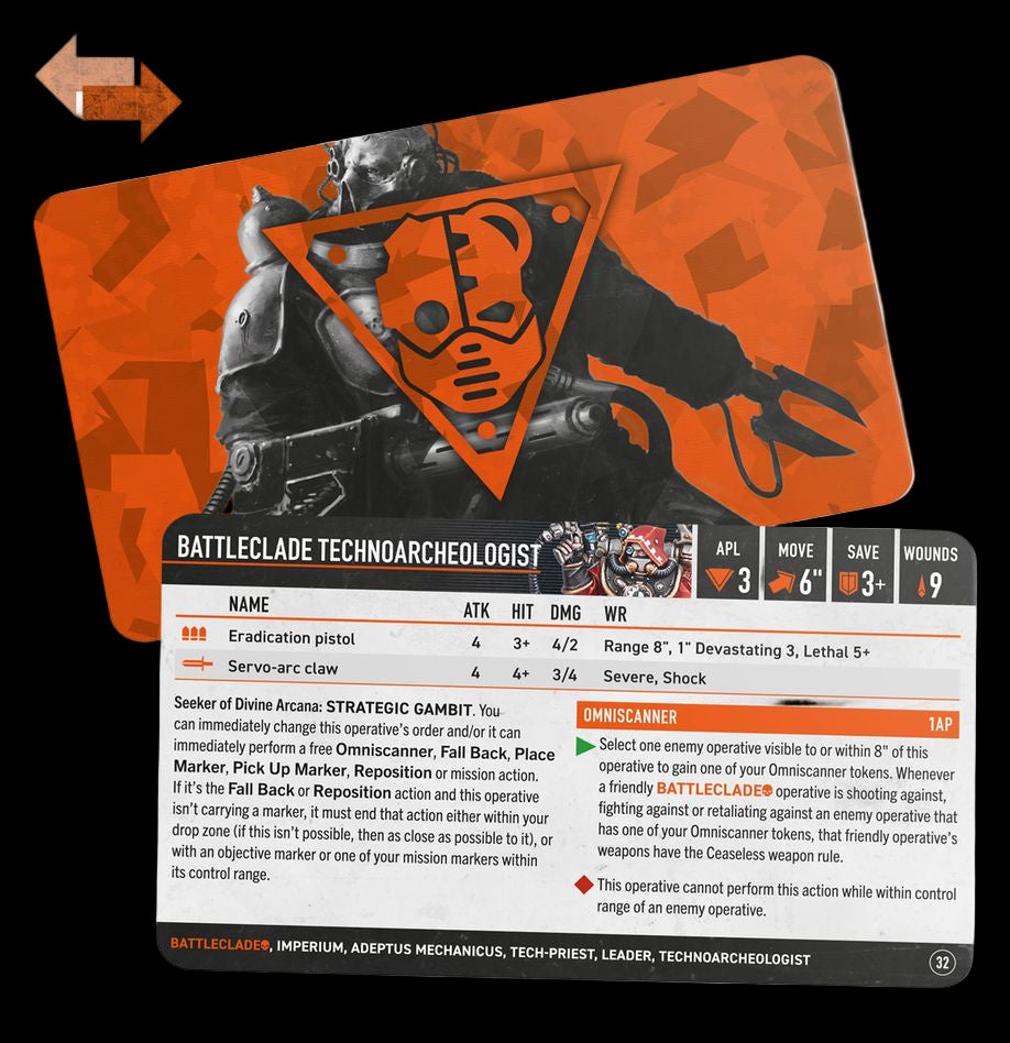 Kill Team: Battleclade – Datacards ENG