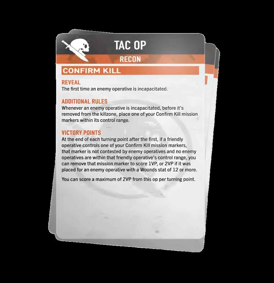 KILL TEAM: APPROVED OPS CARD PACK (ENG)