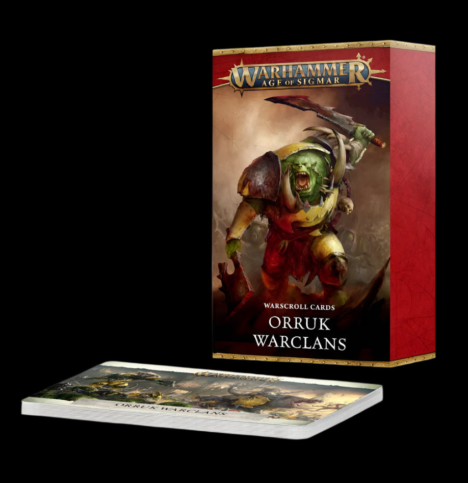 Warscroll Cards: Orruk Warclans (Inglese)