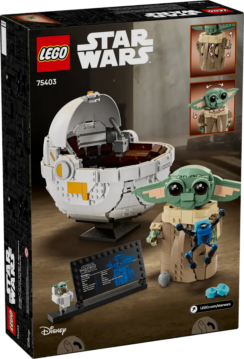 Grogu™ e carrozzina LEGO® Star Wars™