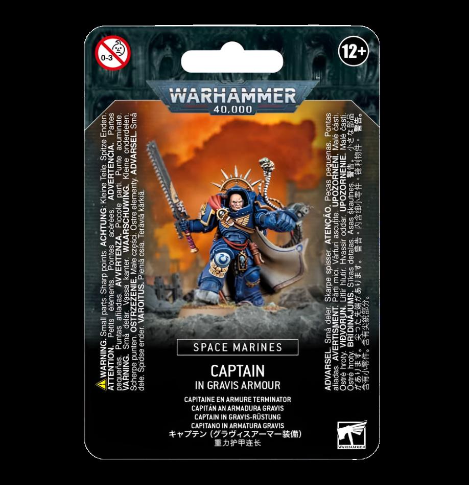 SPACE MARINES CAPITANO IN ARMATURA GRAVIS