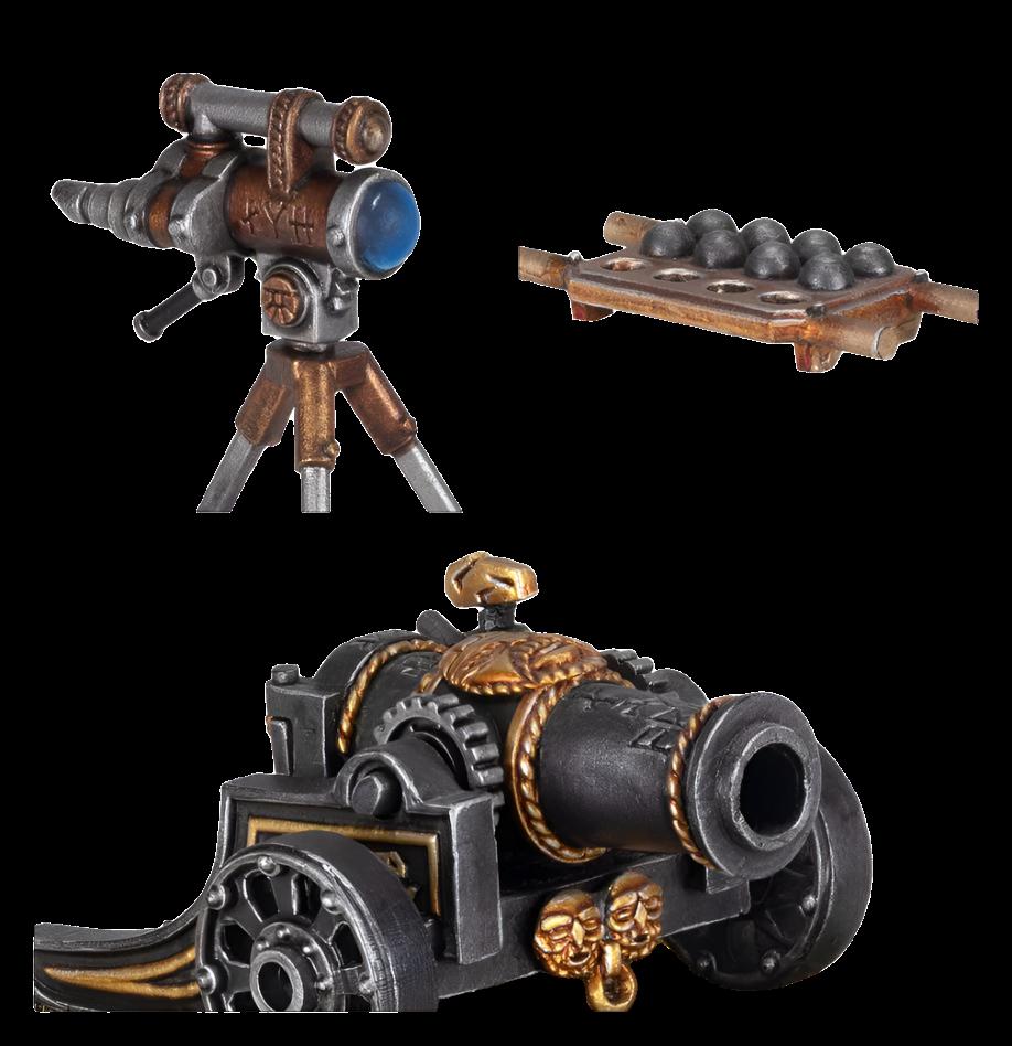 DWARFEN M/HOLDS:DWARF CANNON & ORGAN GUN