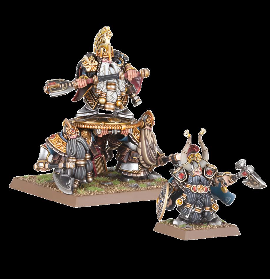 DWARF/M/H: DWARF LORDS W/SHIELDBEARERS