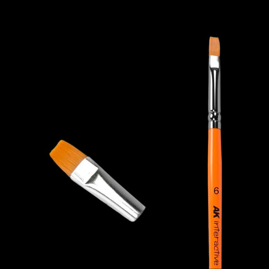 Flat Brushes n°6 Synthetic