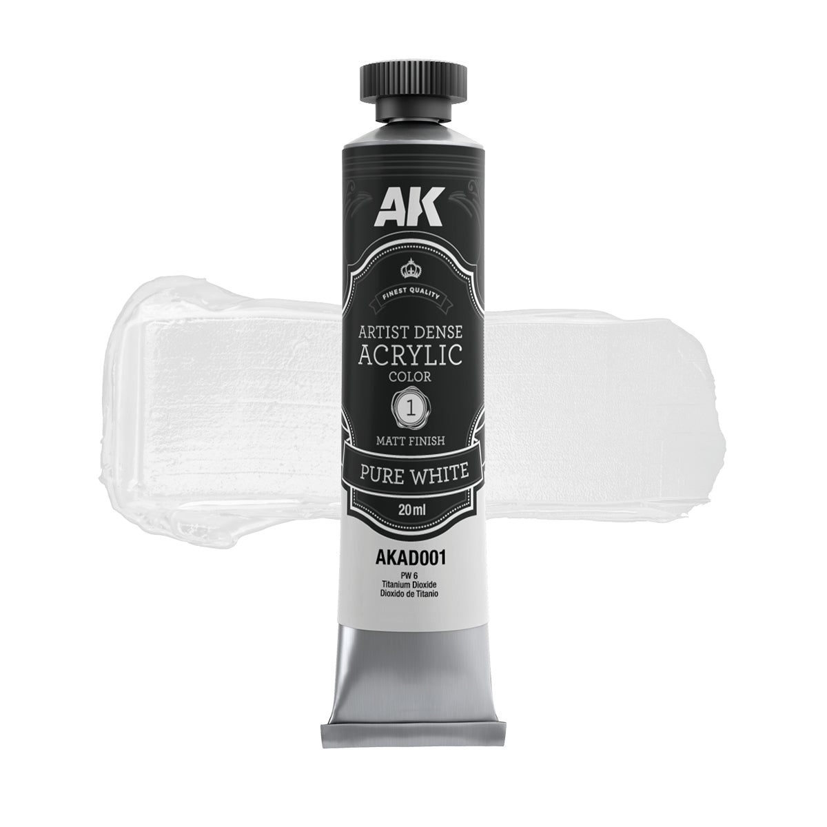 BLACK & WHITE SET – ARTISTIC DENSE ACRYLIC COLOR