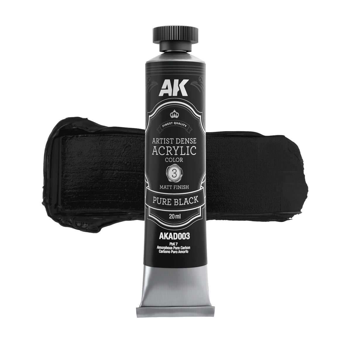 BLACK & WHITE SET – ARTISTIC DENSE ACRYLIC COLOR