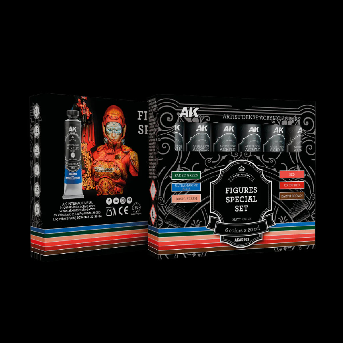 FIGURES SPECIAL SET – ARTISTIC DENSE ACRYLIC COLOR