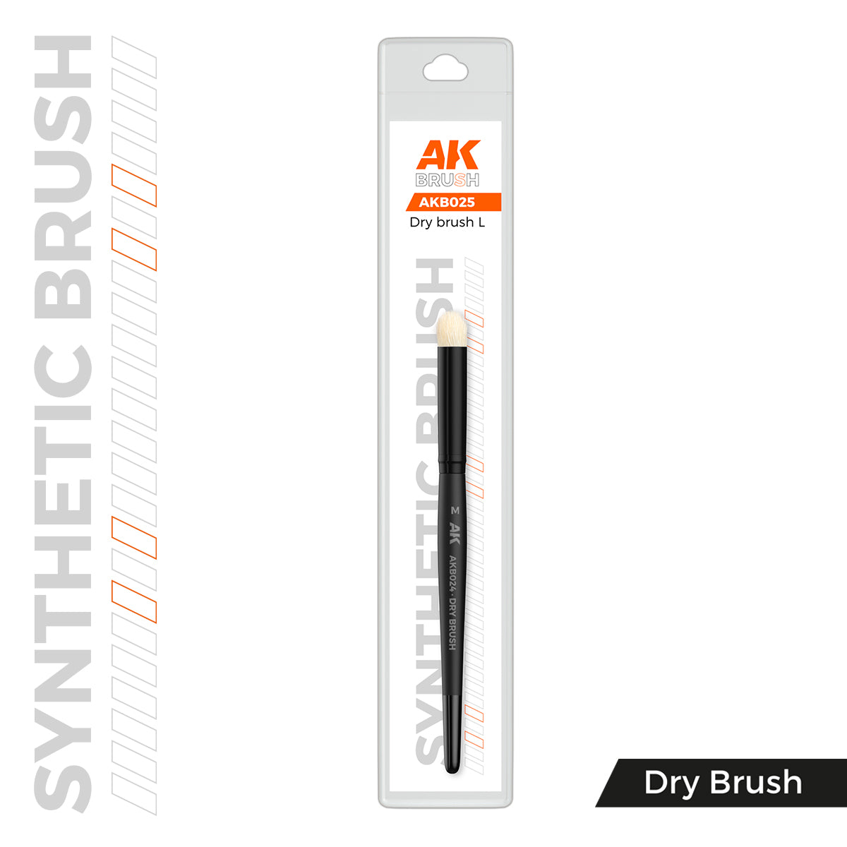 AK SYNTHETIC DRY BRUSH – XL