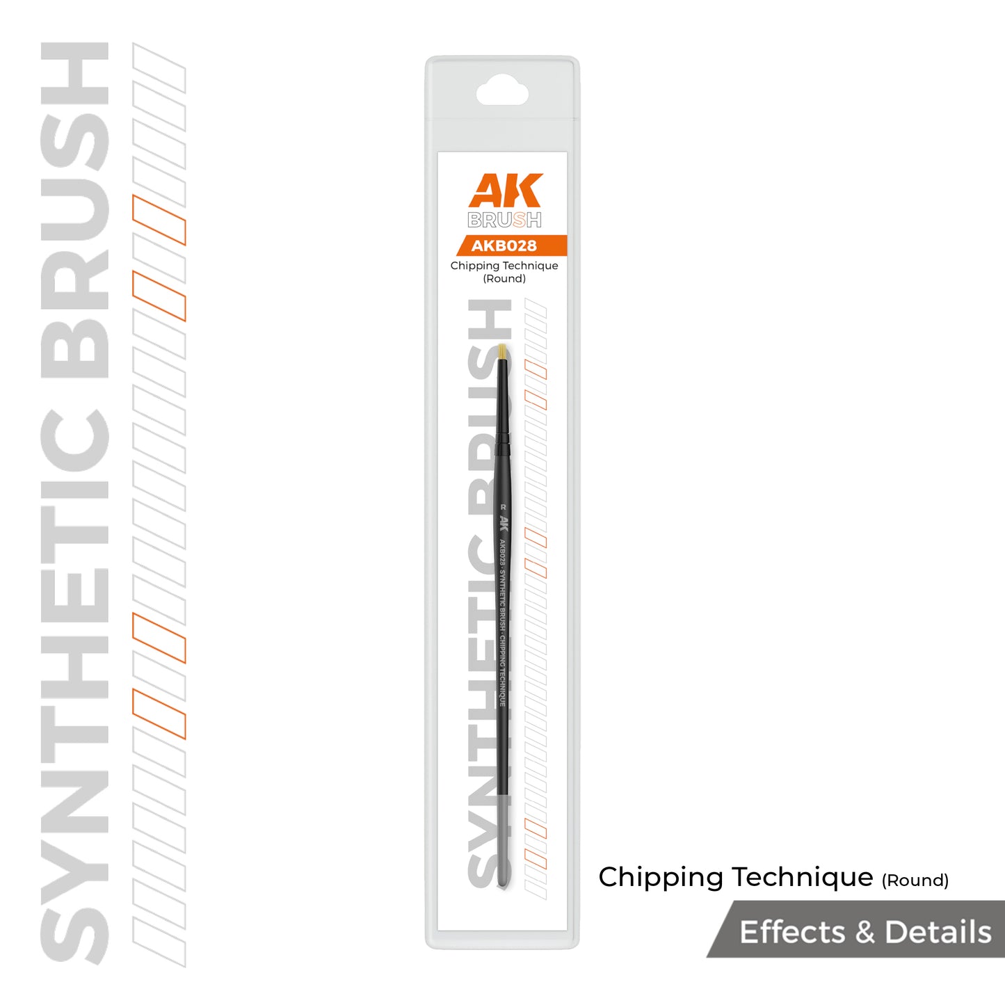 CHIPPING TECHNIQUE (ROUND) BRUSH