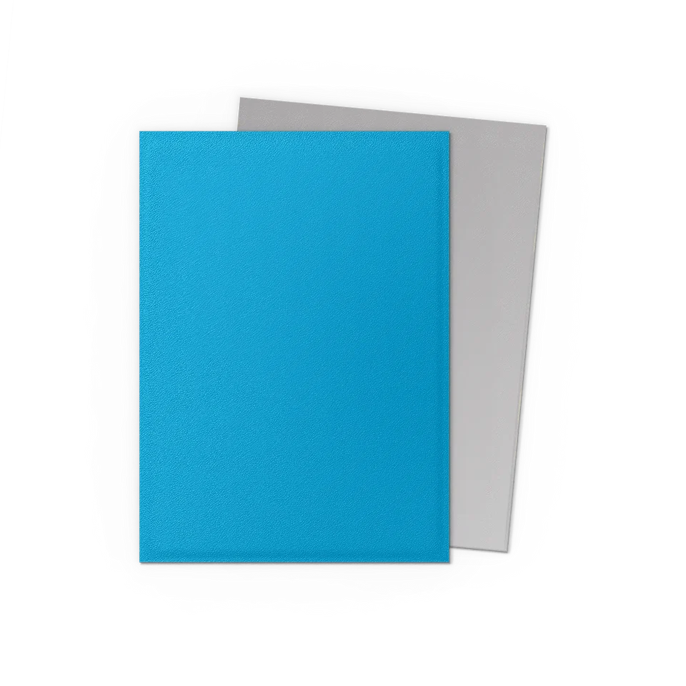 Sky Blue & Silver - Matte Dual Sleeves