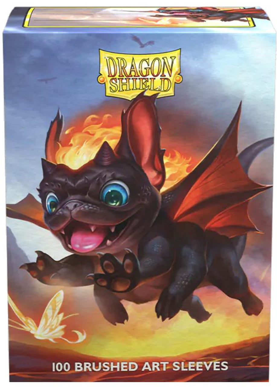 Confezione 100 Sleeves Standard Size Art Brushed The Wufdragon