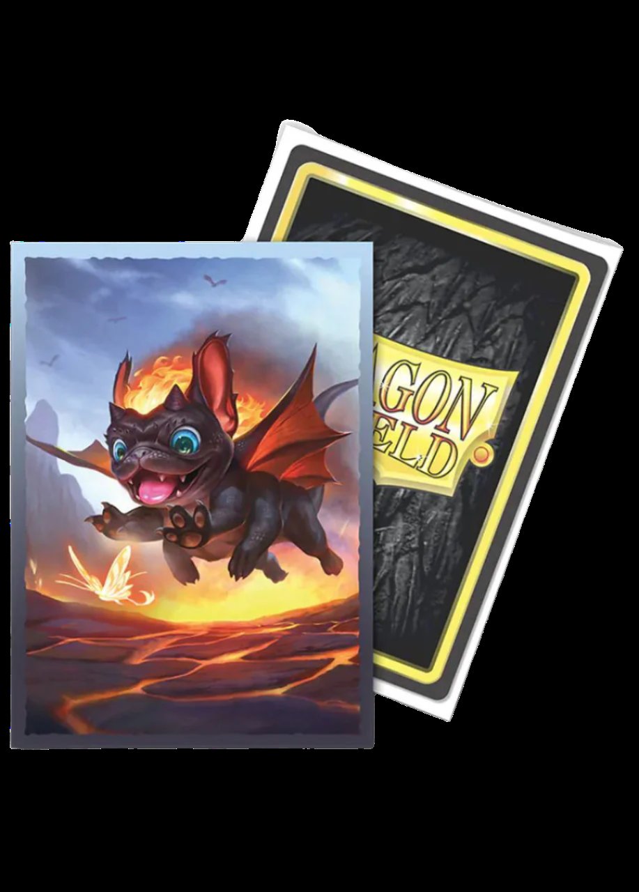 Confezione 100 Sleeves Standard Size Art Brushed The Wufdragon