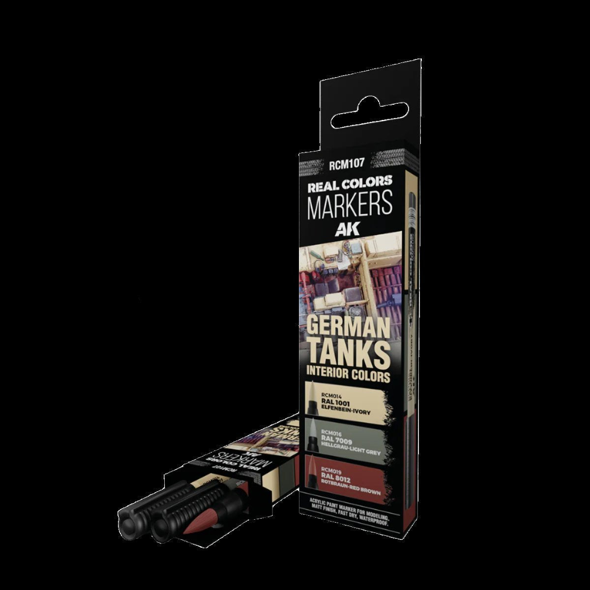 GERMAN TANKS INTERIOR COLORS – RC MARKERS SET