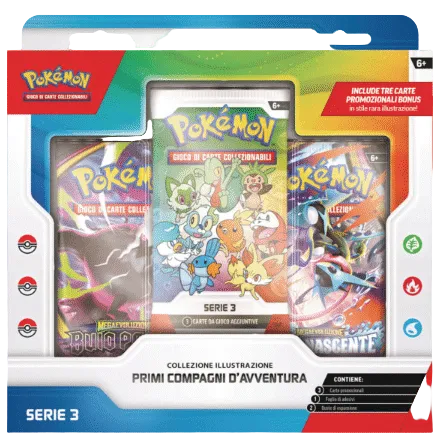 Pokemon Collezione Illustr. Primi Compagni d'Avventura Serie 3 2026 (IT) - Italiano