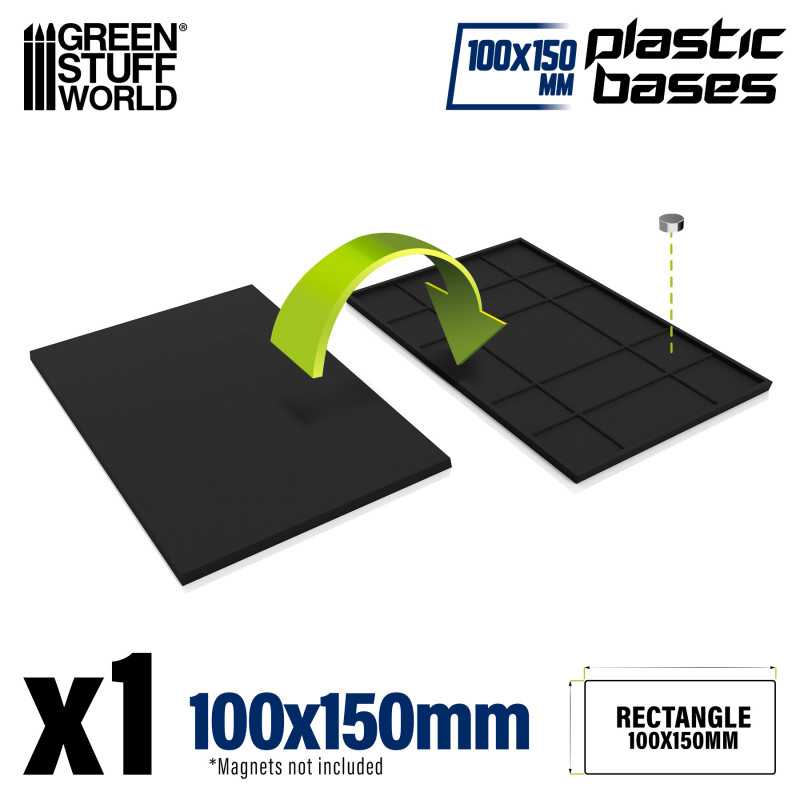 Basette Rettangolari in plastica - 100x150mm