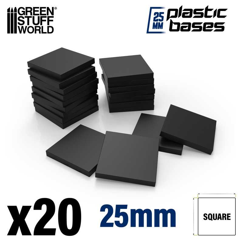 Basi in Plastica - Quadrate 25mm