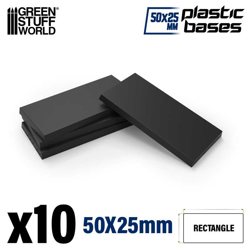 Basette Rettangolari in plastica - 25x50mm