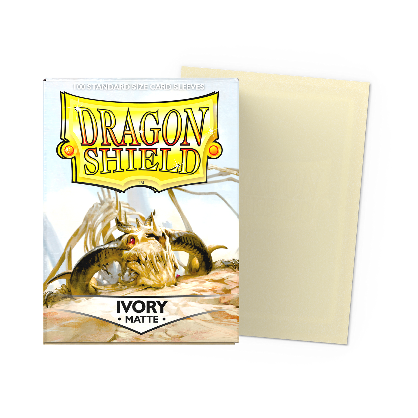 Dragon Shield - Confezione 100 Sleeves Standard Matte Ivory