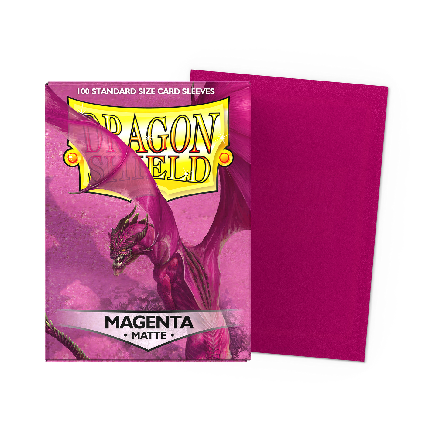 Dragon Shield - Confezione 100 Sleeves Standard Matte Magenta