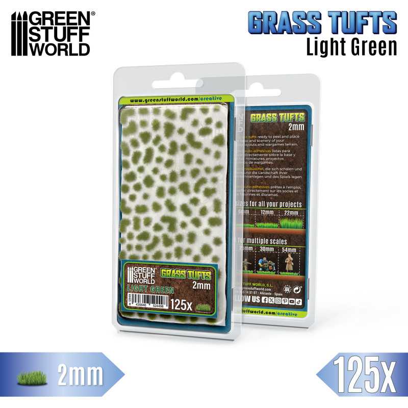 Grass Tufts 2 mm - Light Green