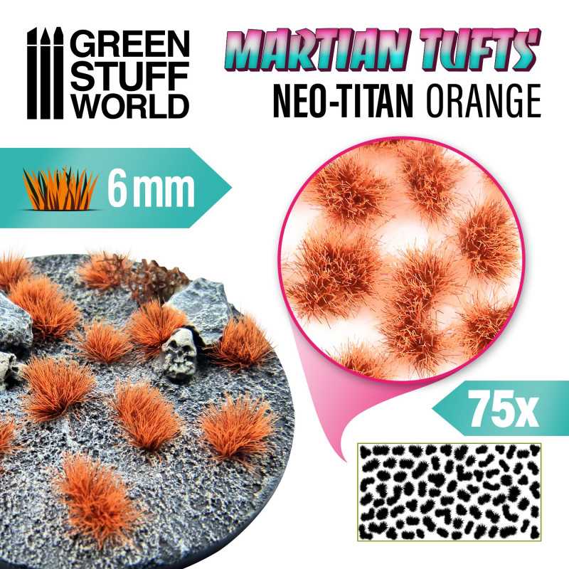 Ciuffi Erba Alien - NEO-TITAN ORANGE