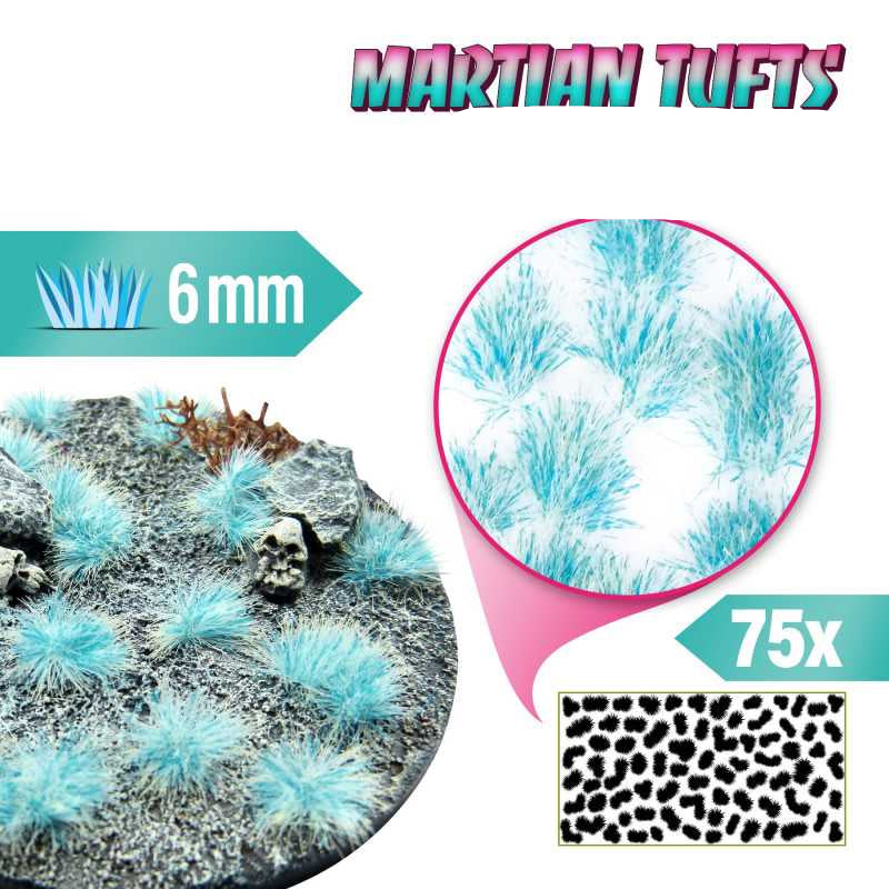 Ciuffi Erba Alien - NEON YETI BLUE