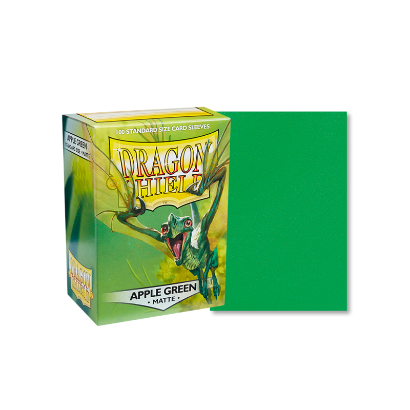 Dragon Shield - Confezione 100 Sleeves Standard Matte Apple Green