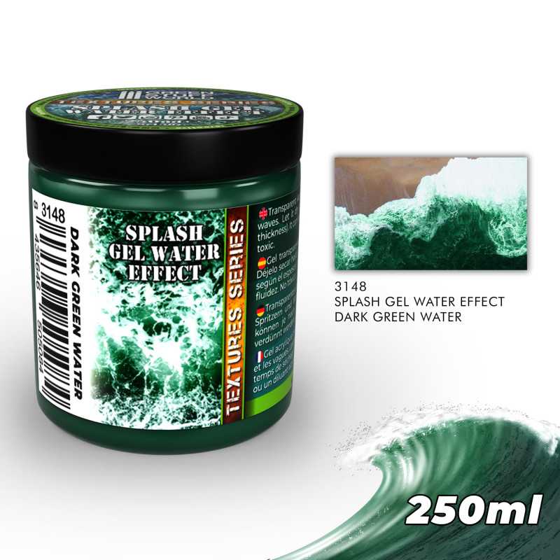 Spash Gel Water Effect Dark Green 250ml