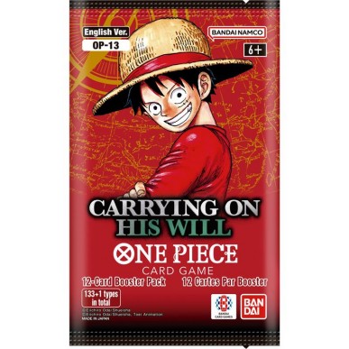 One Piece Card Game - Carrying on His Will OP-13 - Display da 24 Buste (ENG)