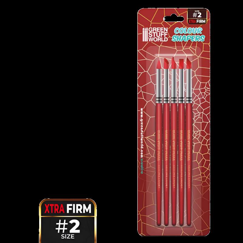 Pennelli in Silicone - Misura 2 - EXTRA FIRM