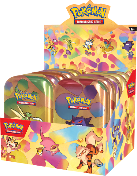 Pokemon 151 Scarlatto e Violetto Bundle Mini Tin da Collezione Box Sealed da 10