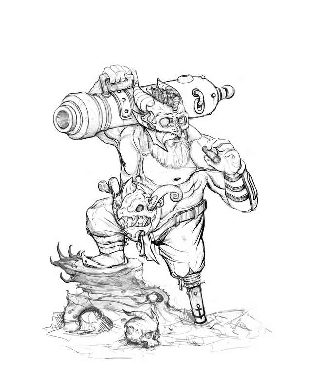 Faenir, Gunner of The Kraken