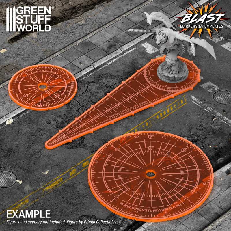 Set di Sagome per Wargame - Arancione Fluo