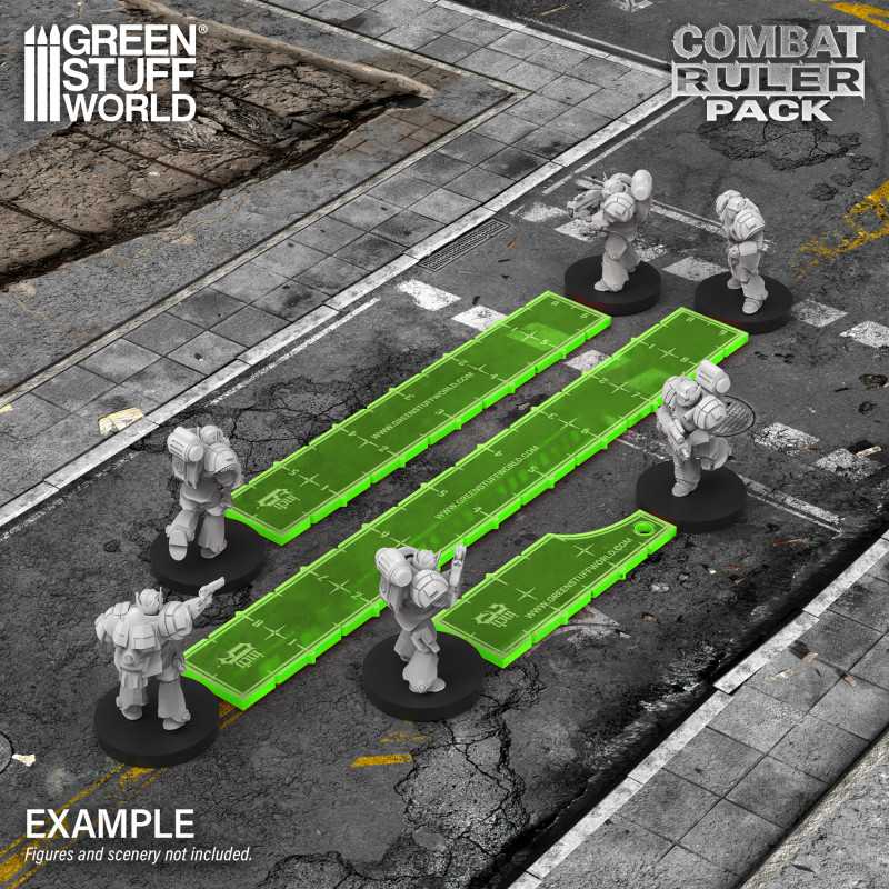 Set Righelli 3-6-9 – Verde Fluo