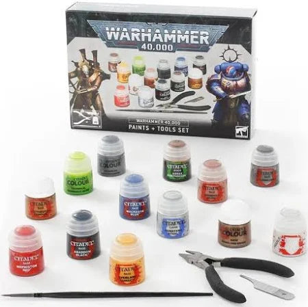 Warhammer 40,000 Warhammer 40,000 Paints + Tools Set