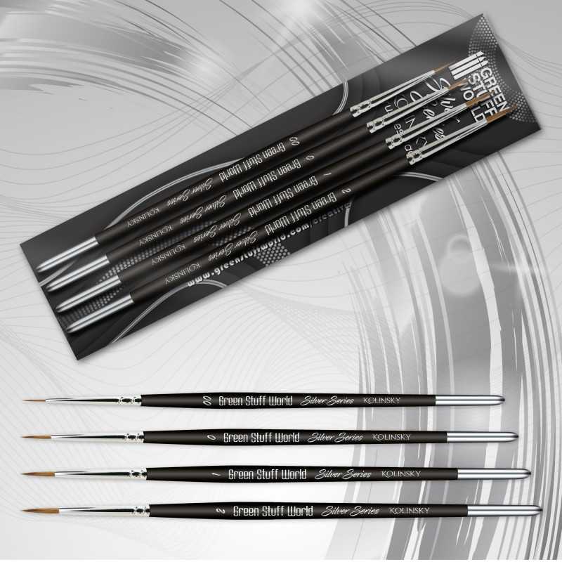 SILVER SERIES Set Pennelli Kolinsky