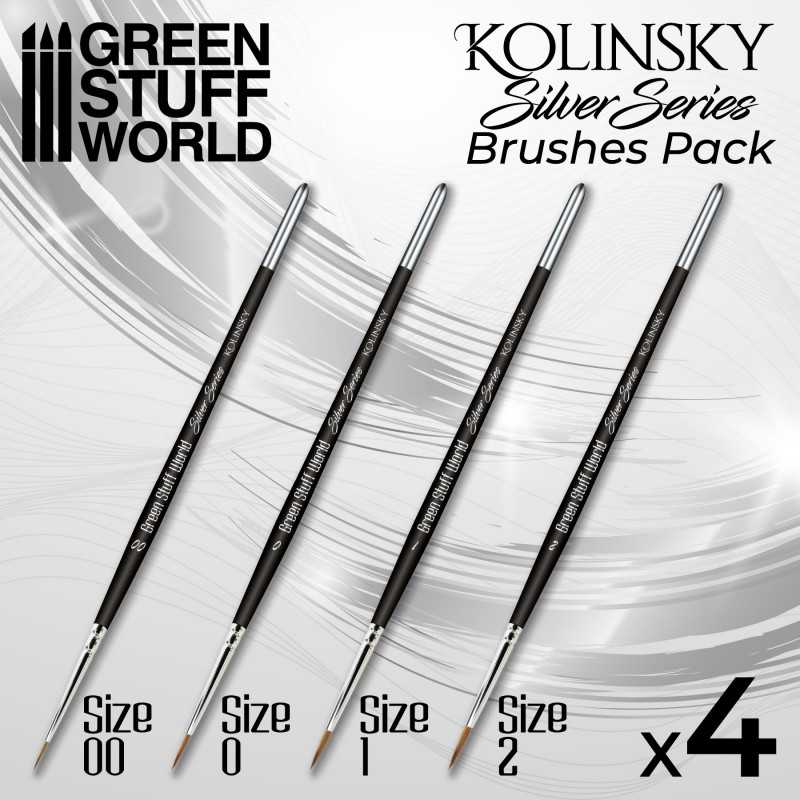 SILVER SERIES Set Pennelli Kolinsky
