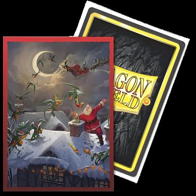 Confezione 100 Sleeves Standard Size Art Brushed Christmas 2023