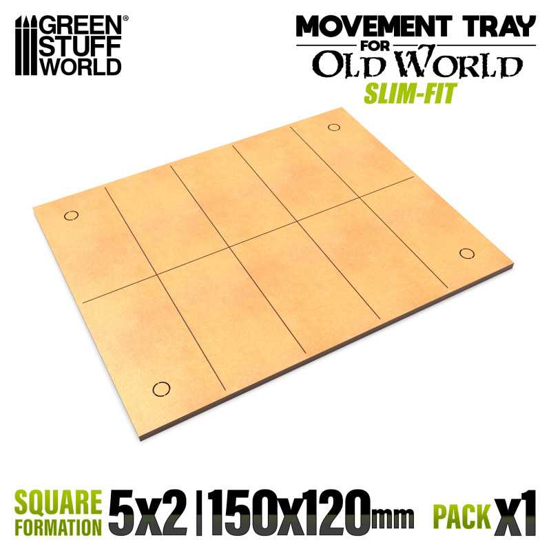 Vassoi di Movimento MDF - Slimfit 150x120mm