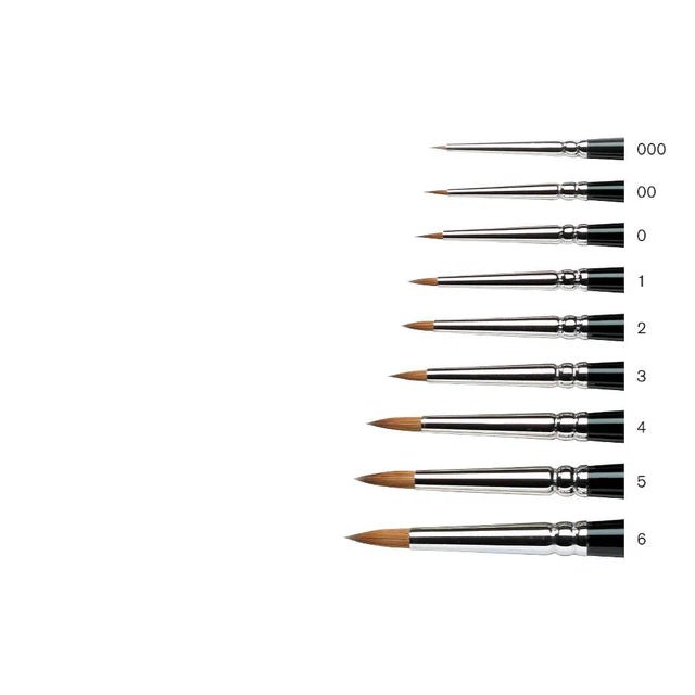 WINSOR & NEWTON SERIE 7 MINIATURA PELO CORTO TONDO N° 4