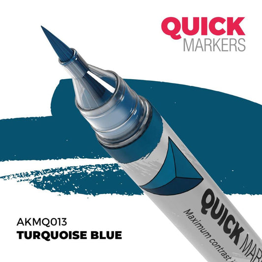 AK Quick Marker: Turquoise Blue