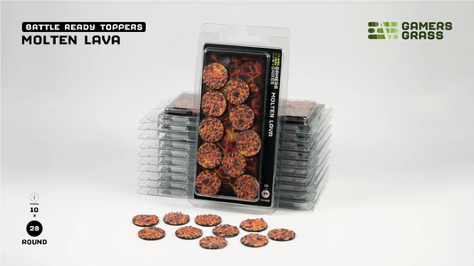 Molten Lava – Round 28mm (x10)