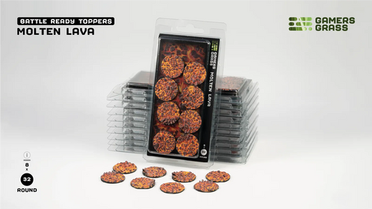Molten Lava – Round 32mm (x8)