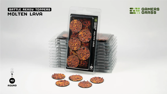 Molten Lava – Round 40mm (x5)
