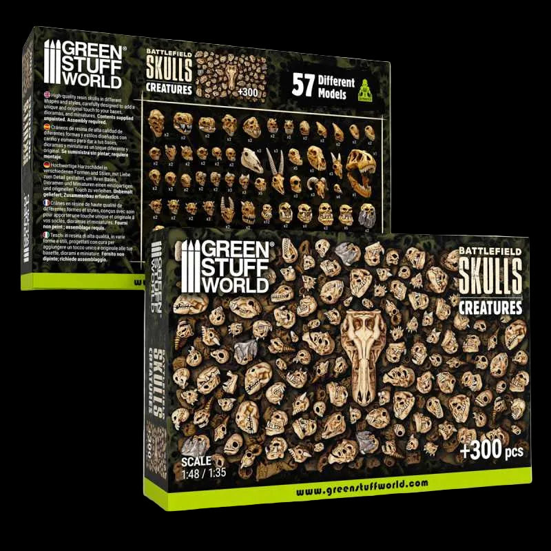 300x Teschi di Creature 1:48-1:35