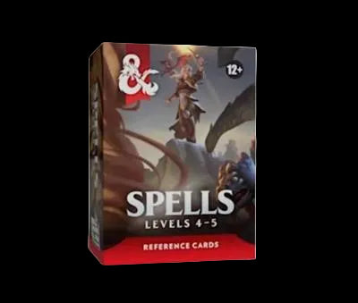 Dungeons & Dragons - Spell Cards lvl 4-5 ENG