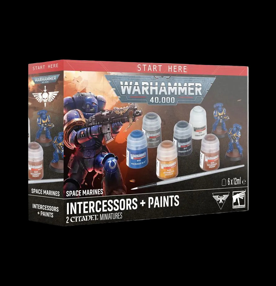 ( Pre Order ) Space Marines: Intercessors + Paints
