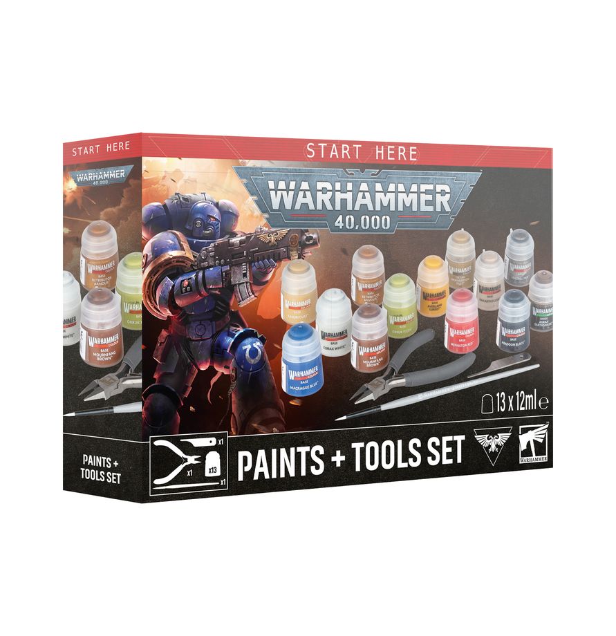 ( Pre Order ) Warhammer 40,000: Paint + Tools set
